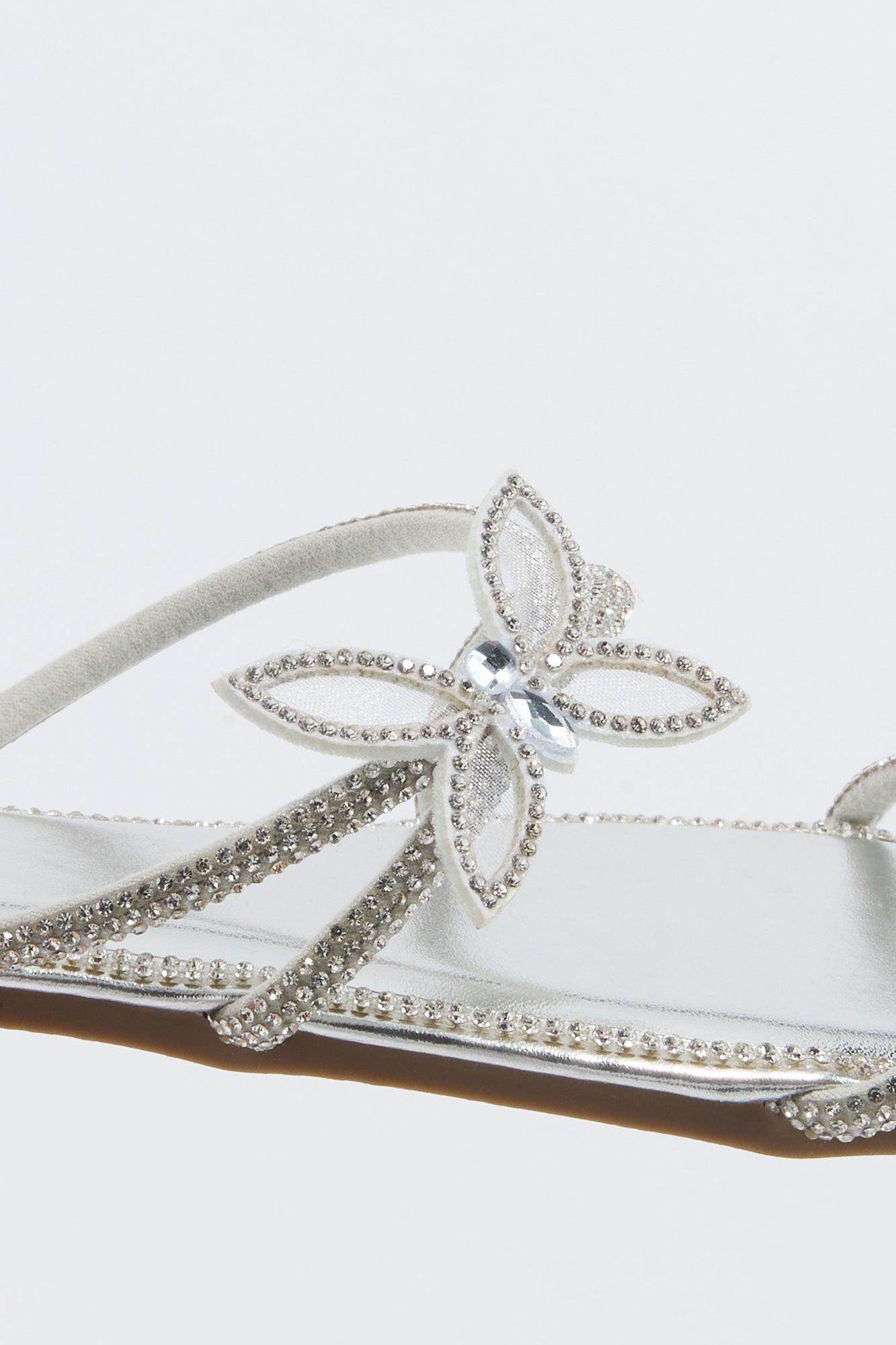 Rhinestone Strappy Butterfly Sandal Female Product Image