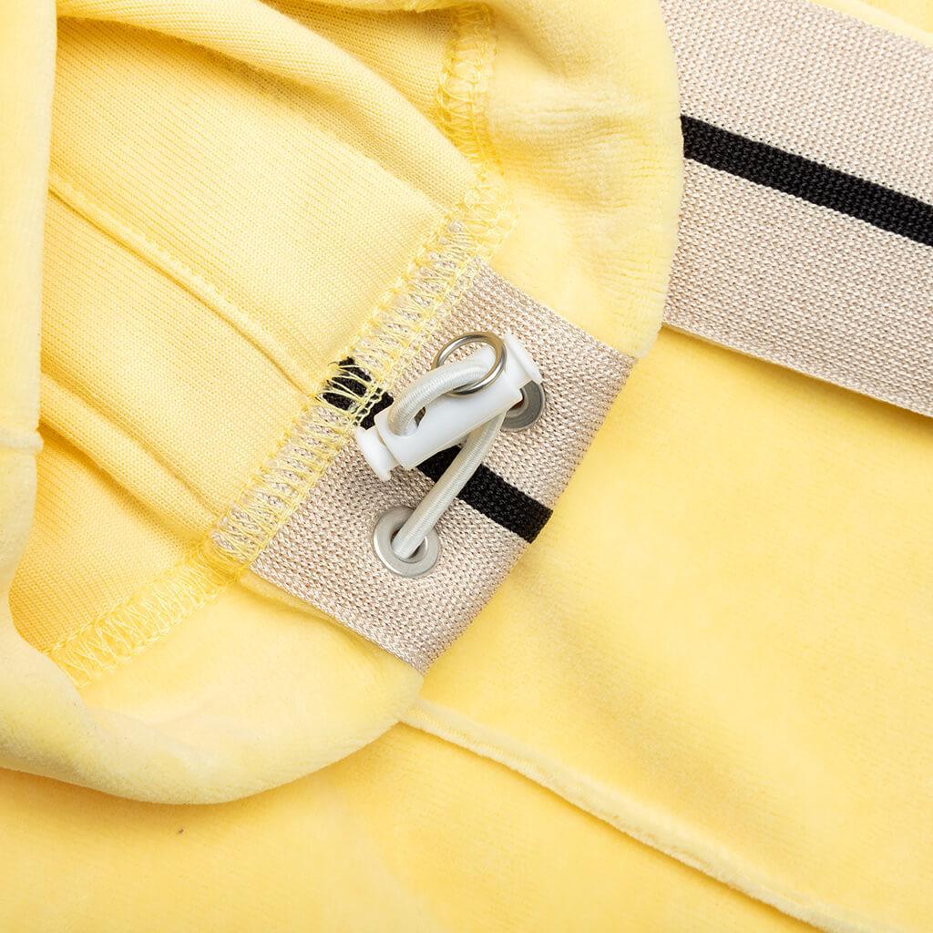 Chenille Loose Track Pants - Yellow/Off White Male Product Image