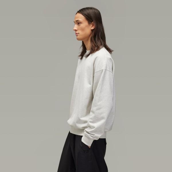 adidas Y-3 French Terry Crew Sweater Black S Mens Product Image