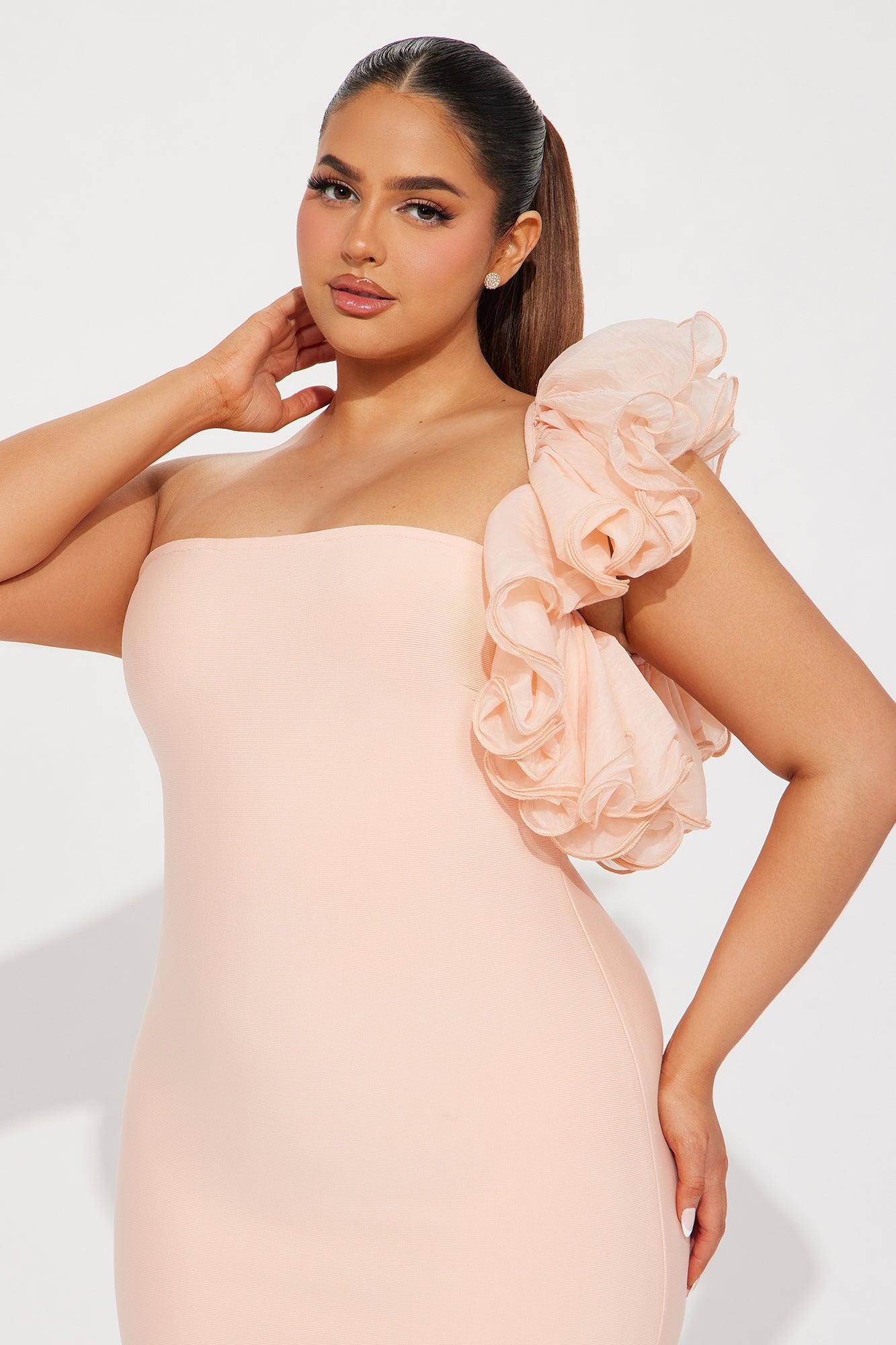 Daniella Bandage Maxi Dress - Blush Product Image