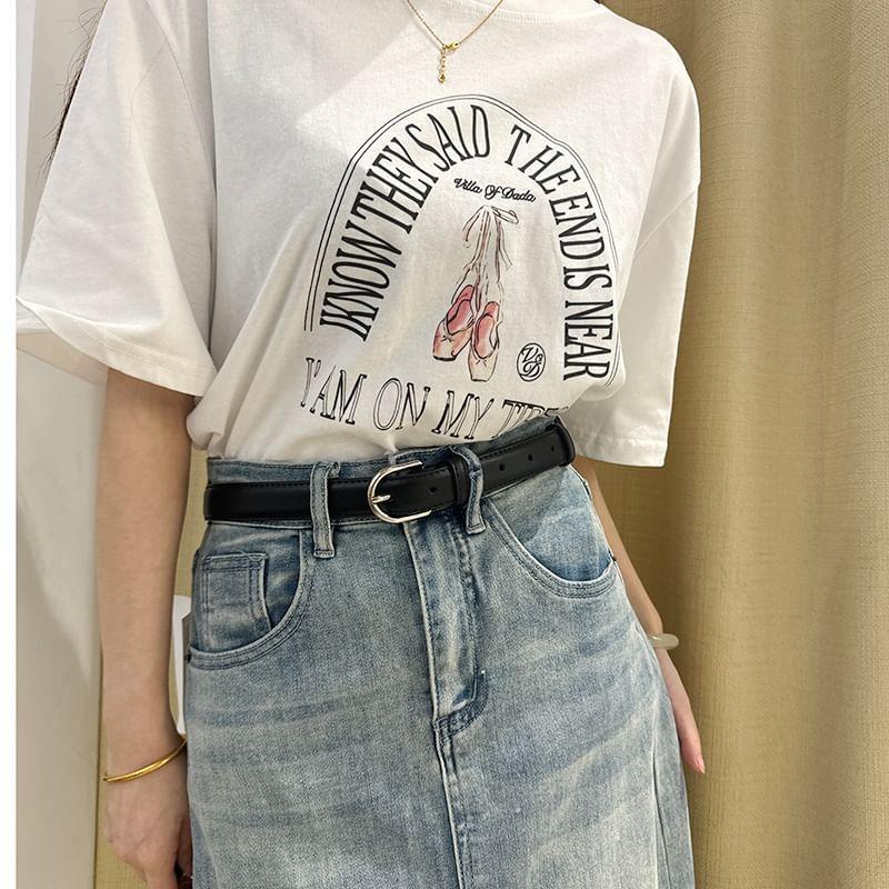 Faux Leather Belt Product Image