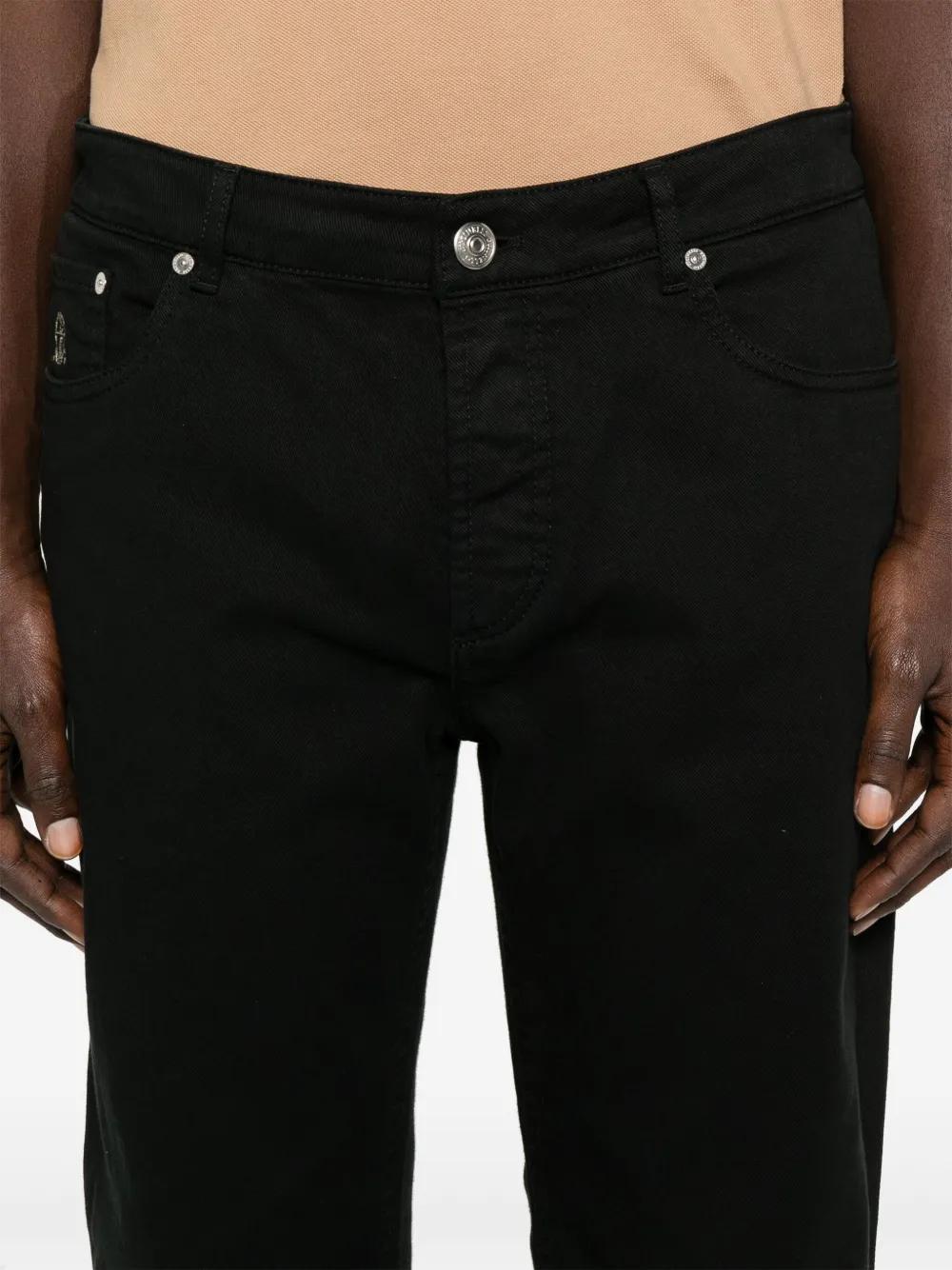 BRUNELLO CUCINELLI Leisure Straight-leg Jeans In Black Product Image