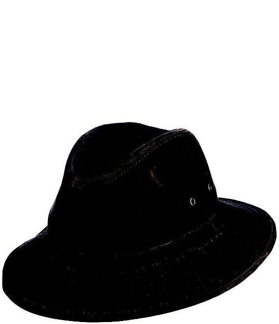 Dorfman Milano Hiker Washed Twill Safari 2 1/2#double; Brim Hat Product Image