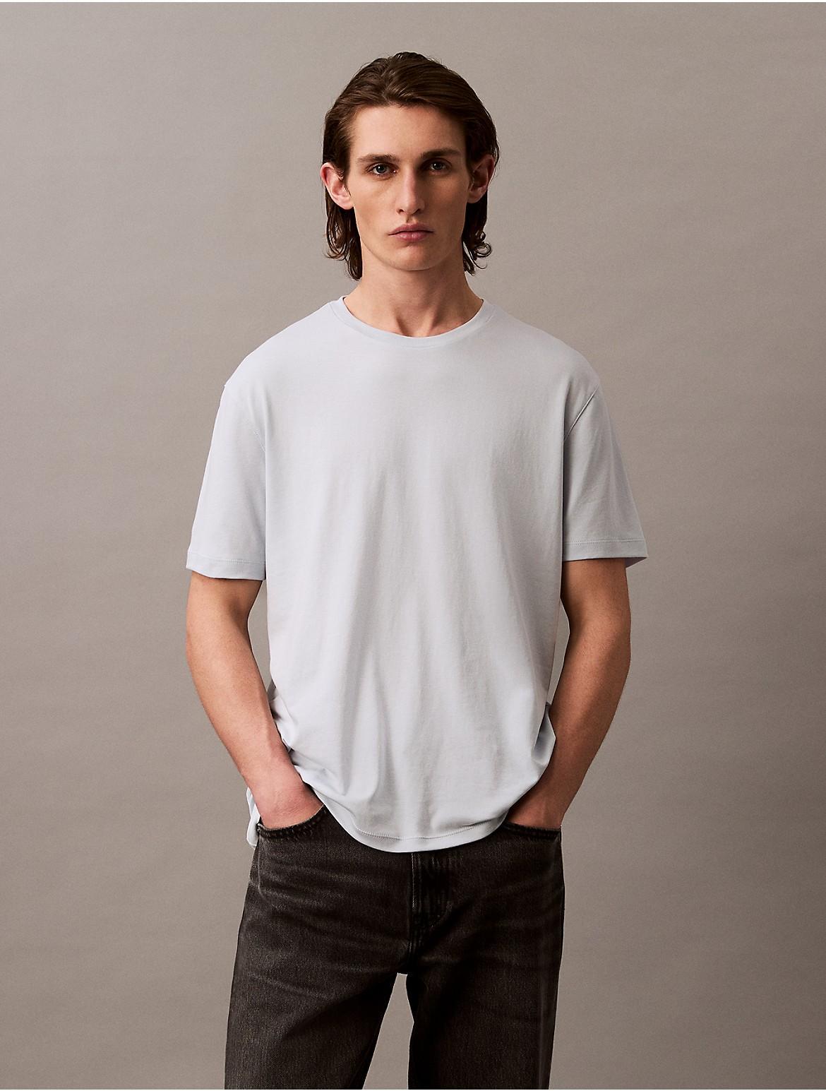 Calvin Klein Men's Supima Cotton Crewneck T-Shirt - Grey - L Product Image