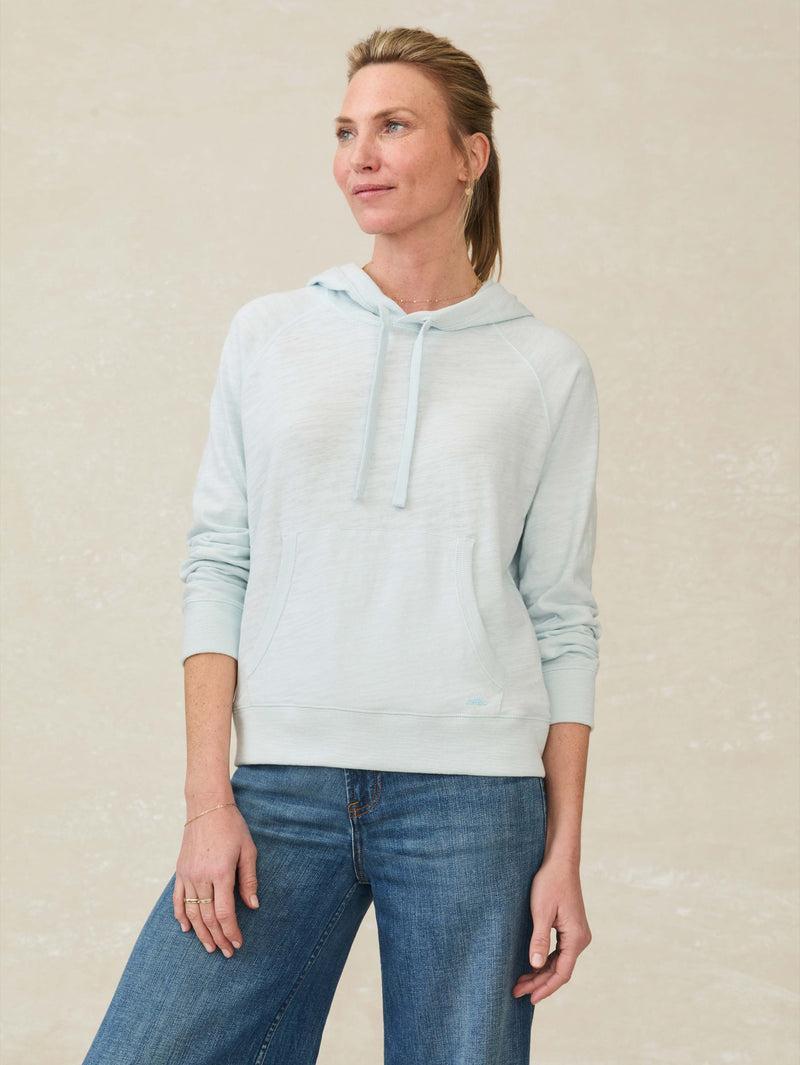 Sunwashed Slub Hoodie - Sky Product Image