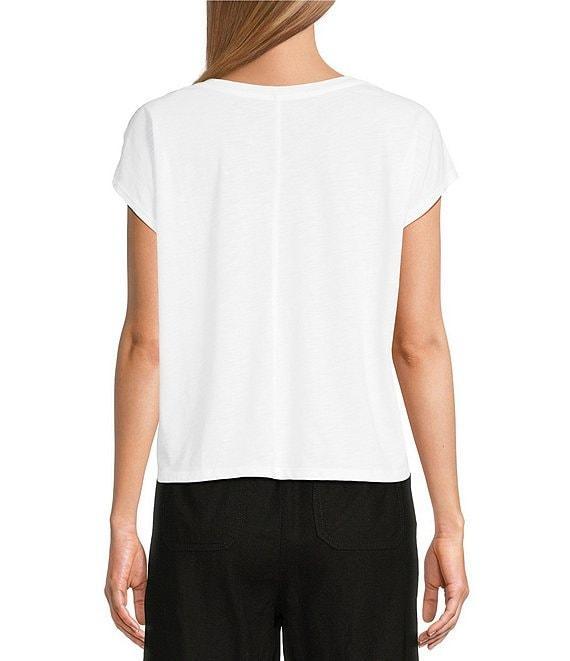 Westbound V-Neck Cap Sleeve Top Product Image