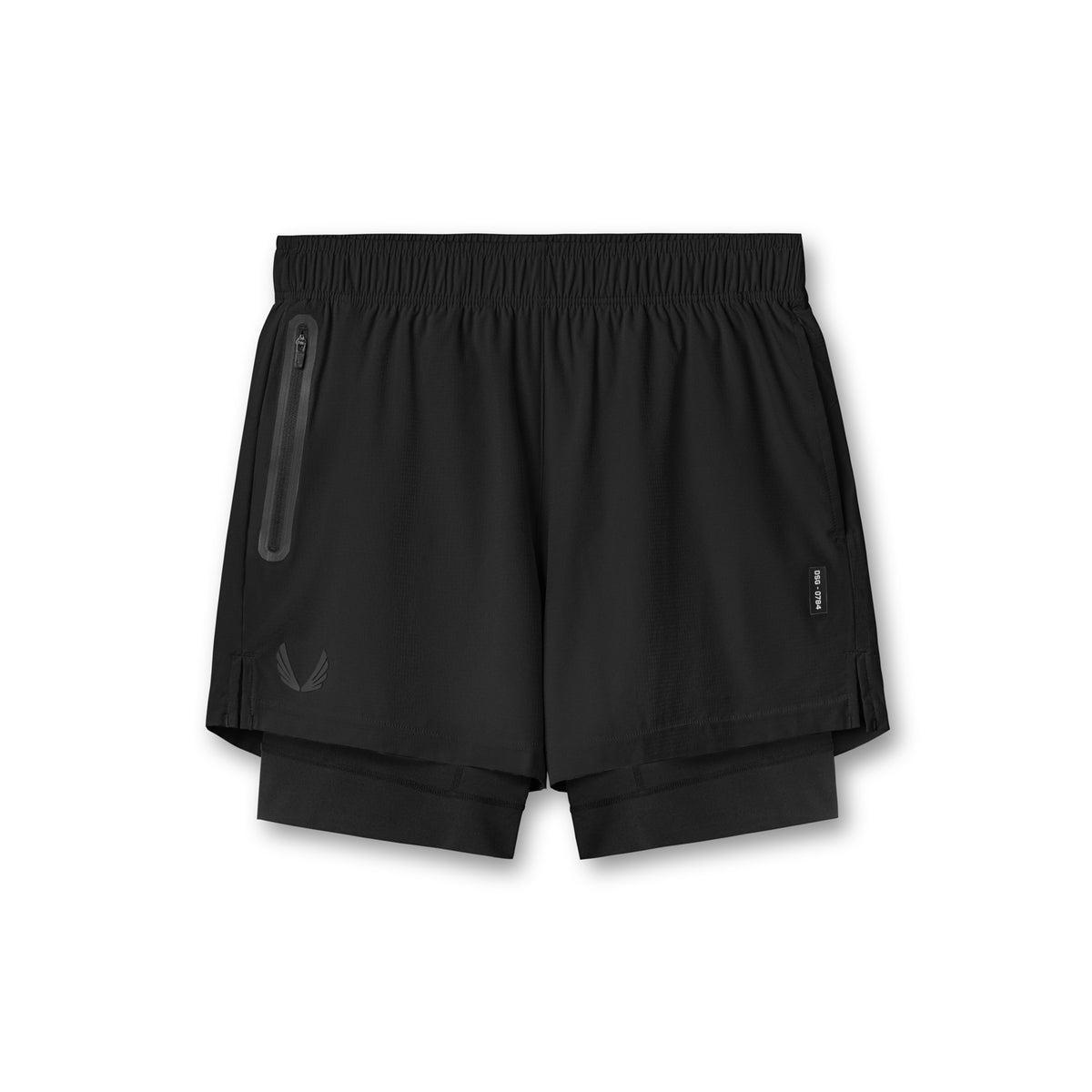 0784. Ultralite™ 6" Liner Short   - Dusk Black/Black Product Image