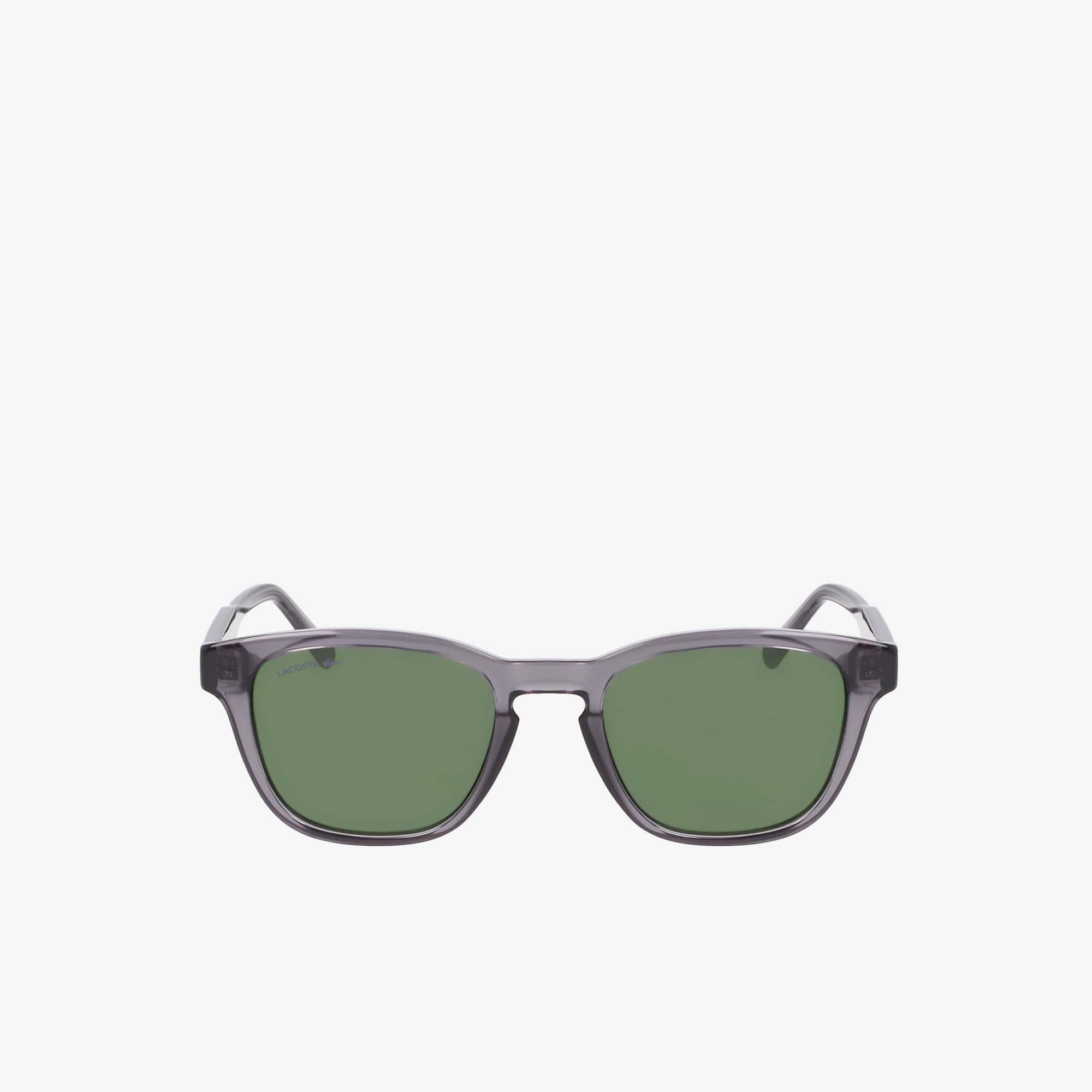 Croco Skin Rectangle Acetate Glasses Product Image