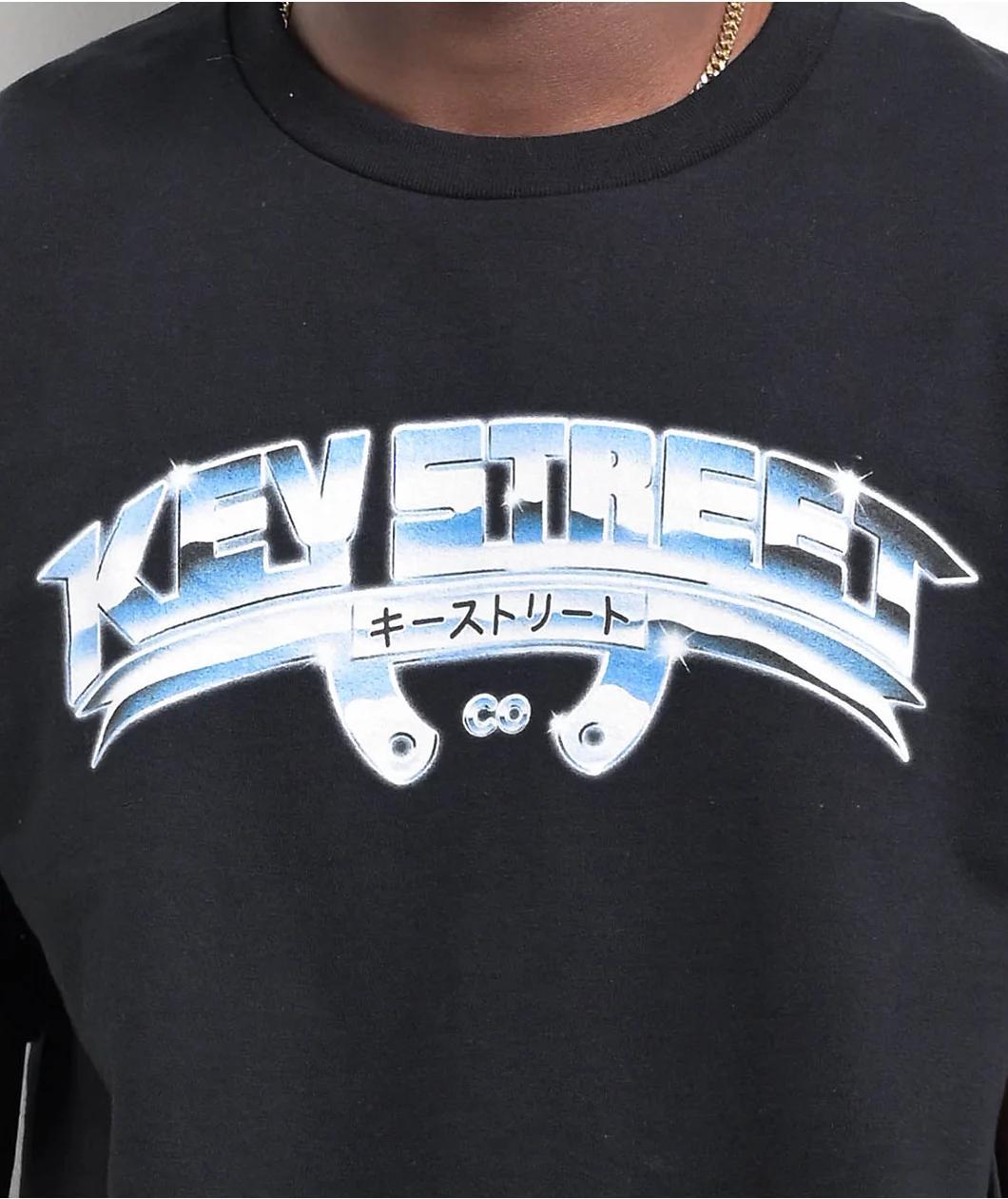 Key Street Club Plaque Black T-Shirt Product Image