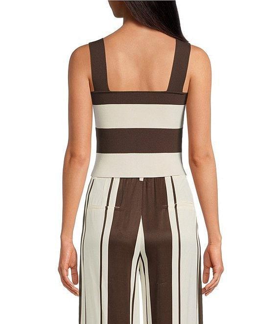 Lucy Paris Lula Coordinating Colorblock Square Neck Sleeveless Top Product Image
