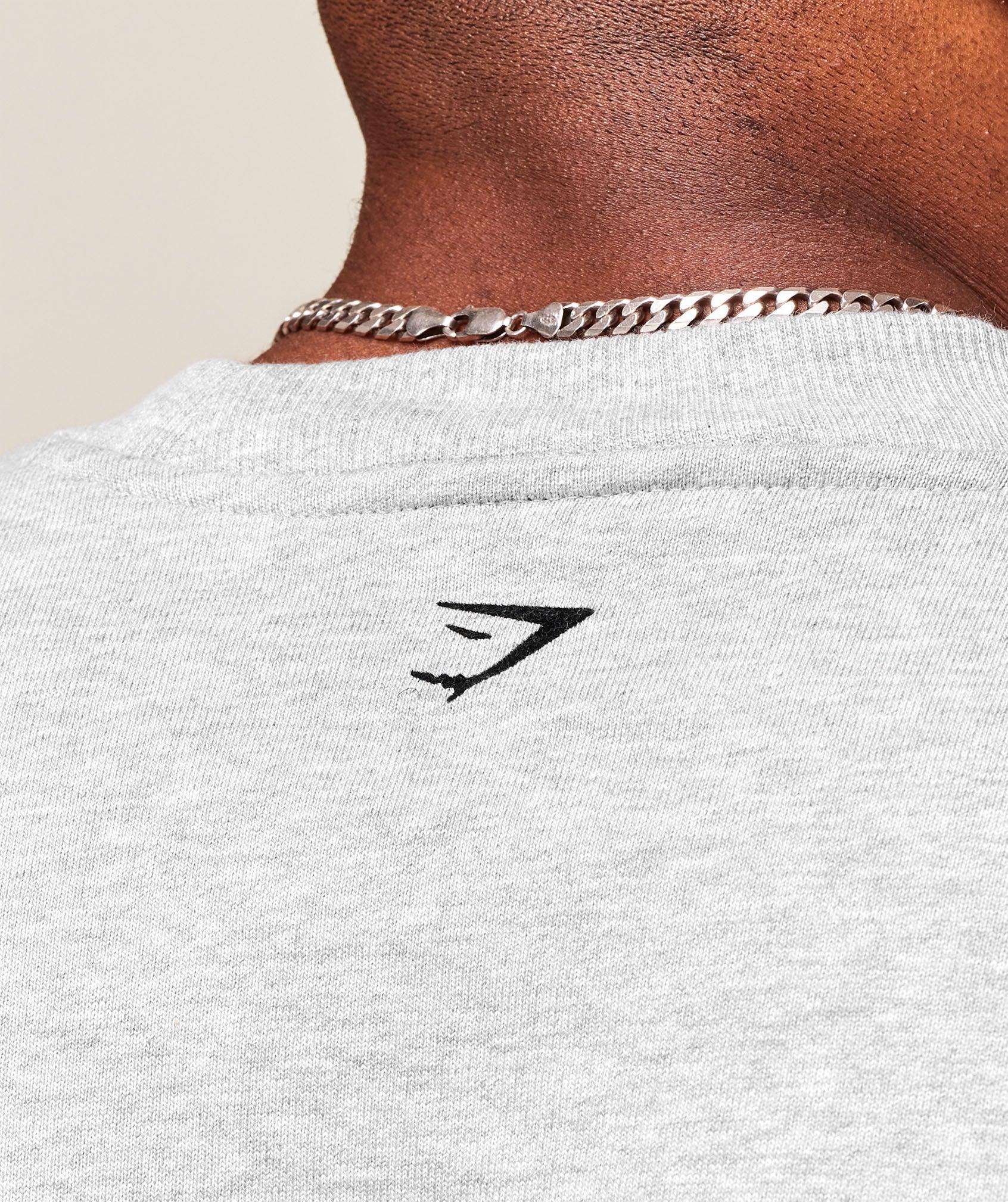 Gymshark We Do Gym Crew - Light Grey Core Marl Male Product Image