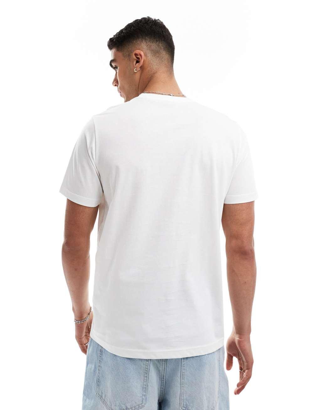 PS Paul Smith T-shirt with rainbow logo print in white Product Image