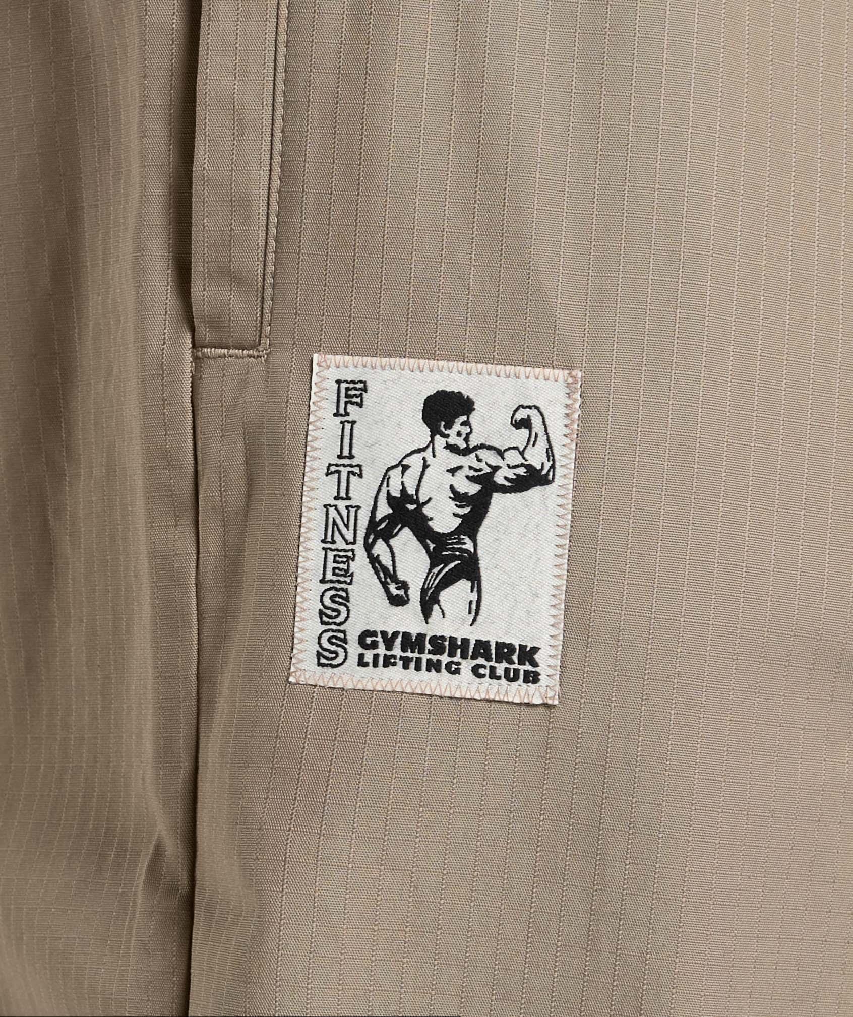 Gymshark Ripstop Pumper Pants - Lifestyle Brown Male Product Image