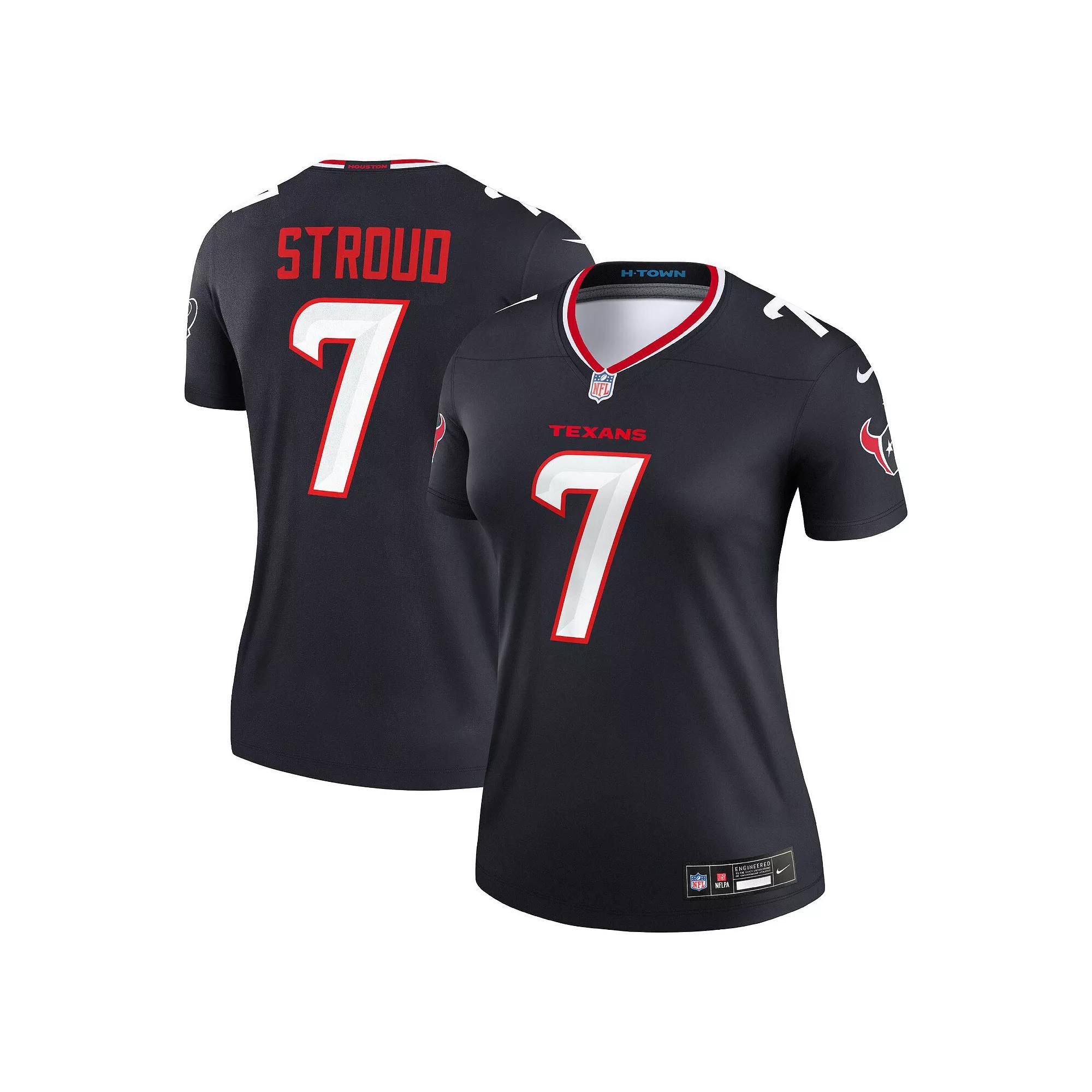 Women's Nike C.J. Stroud  Navy Houston Texans Legend Player Performance Top, Size: Small, Blue Product Image