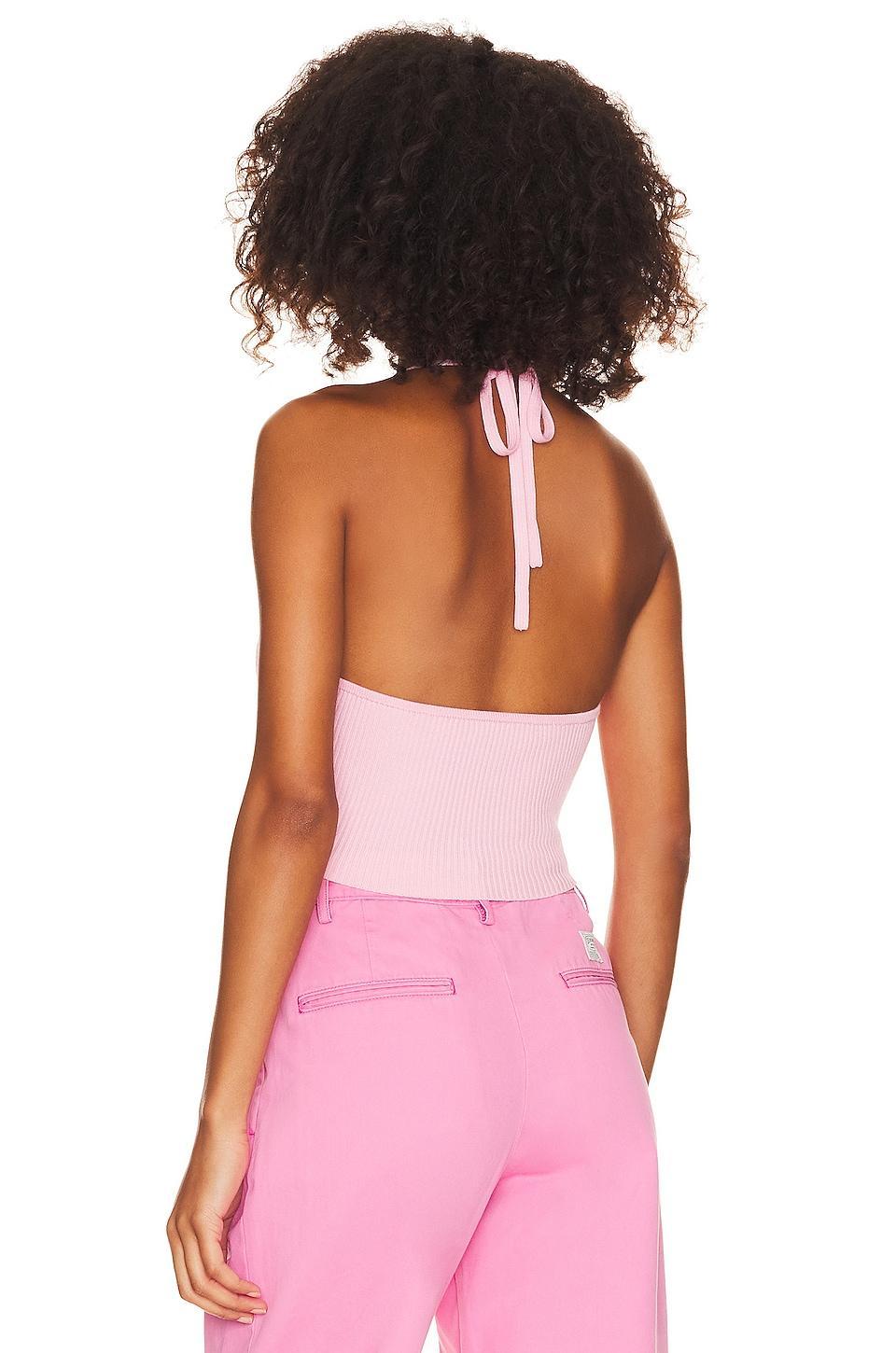 Sanyia Halter Crop Top MAJORELLE Product Image