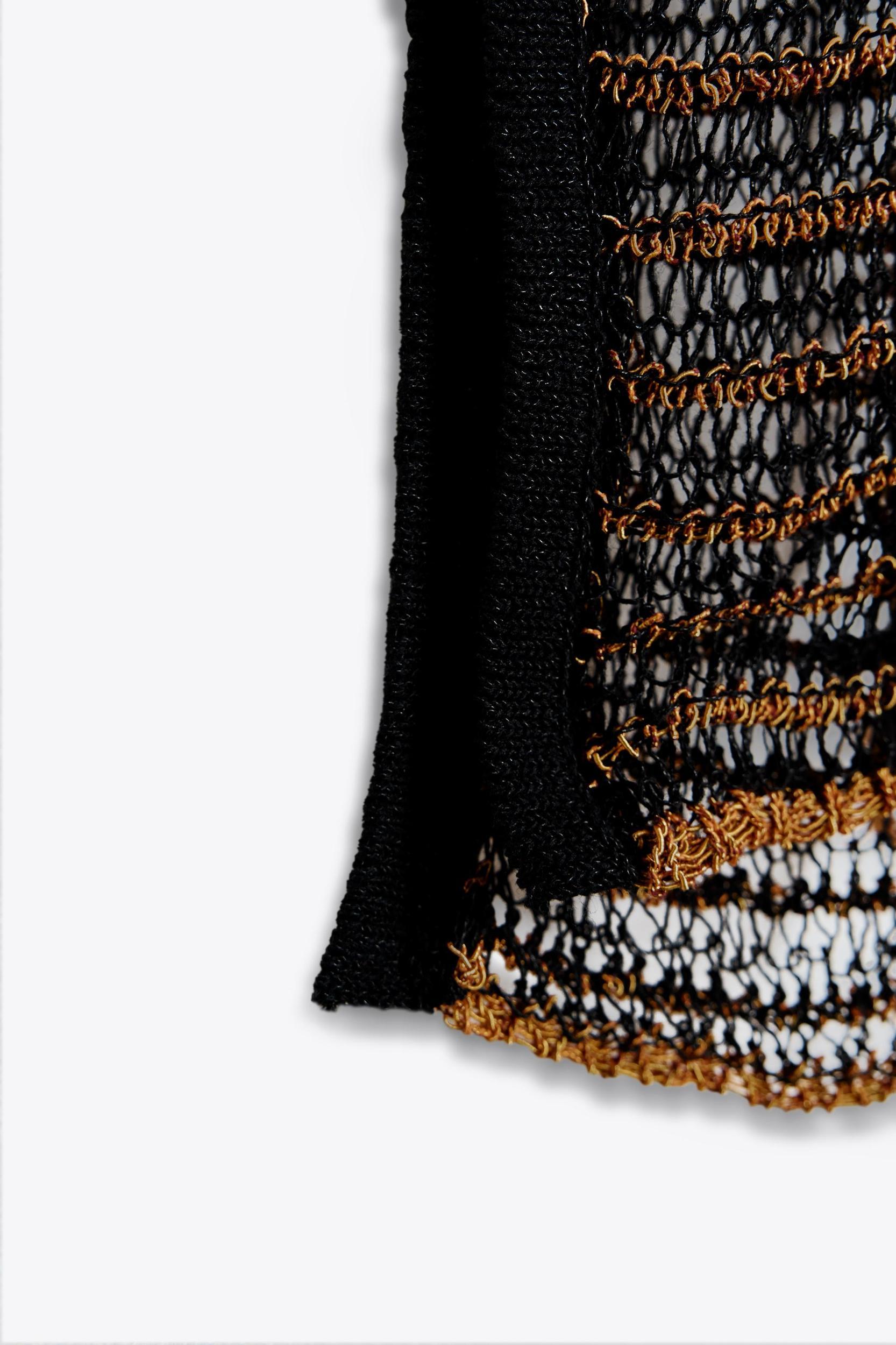 OPEN KNIT DRESS Product Image