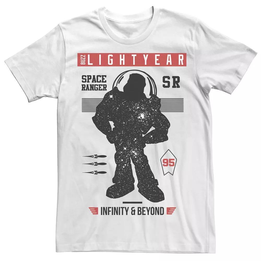 Disney / Pixar's Toy Story Buzz Lightyear Men's Space Ranger Silhouette Tee, Size: XL, White Product Image