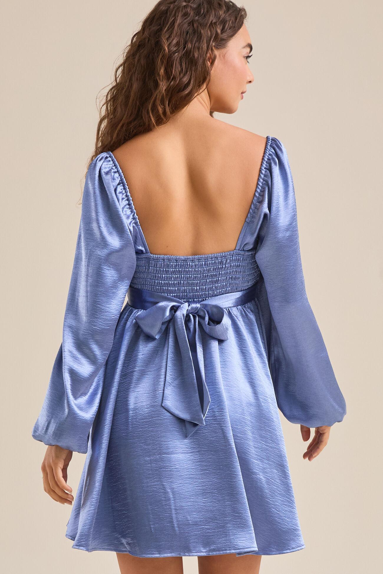 Aaliyah Satin Mini Dress Product Image