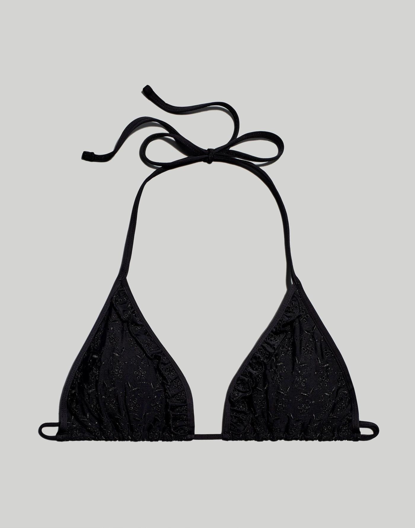 Frankies Bikinis Camilla Eyelet Bikini Top Product Image