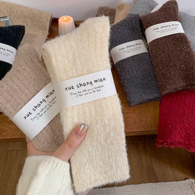 Knit Crew Socks Set Product Image