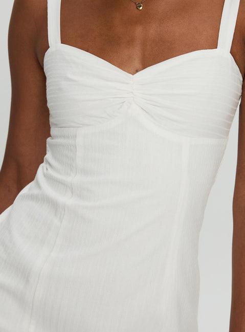 Summer Isles Mini Dress White Product Image