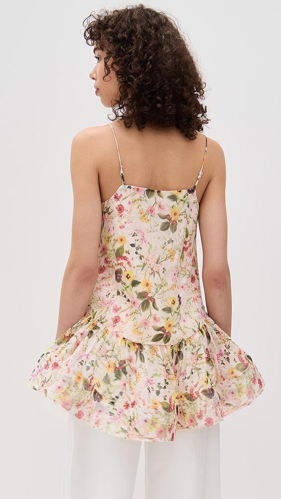 Marques Almeida Printed Chiffon Strappy Top | Shopbop Product Image