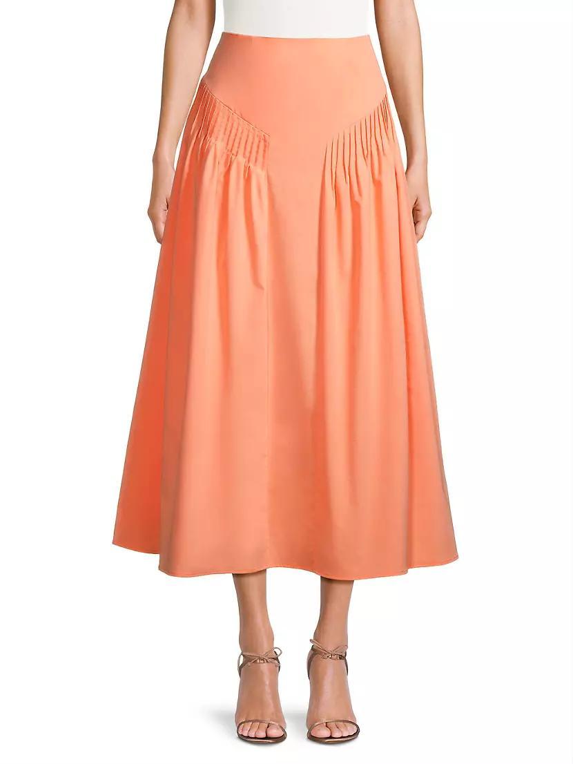 Godet Midi-Skirt Product Image
