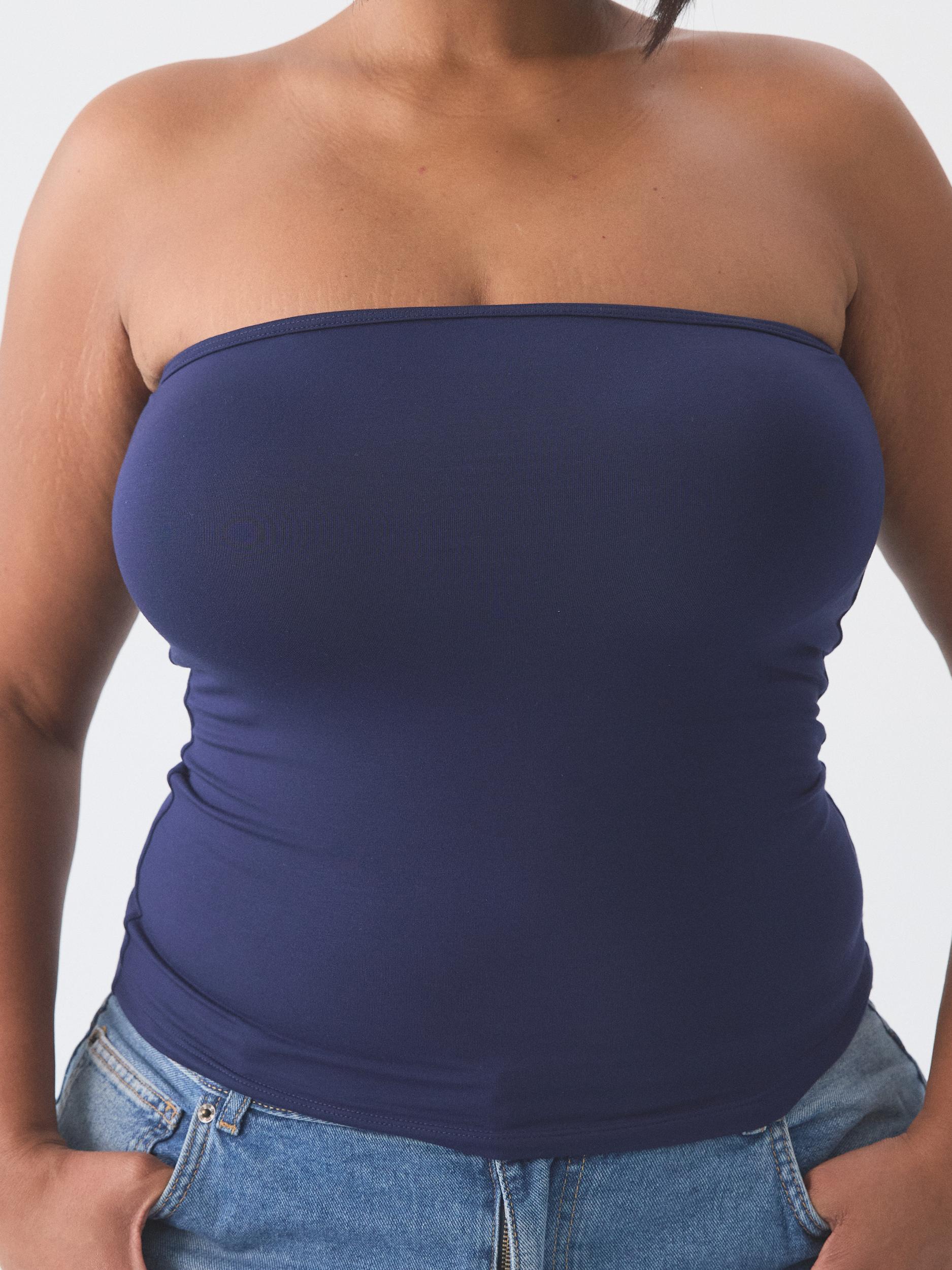Solid Tube Top Brami (Full Length) Product Image