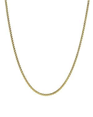 David Yurman Men's Box Chain Necklace in 18K Gold, 2.7mm at Nordstrom, Size 22 Product Image