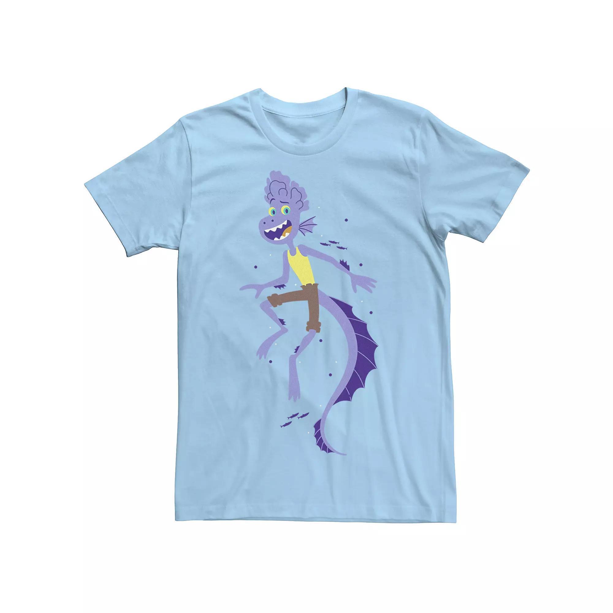 Disney / Pixar's Luca Alberto Men's Portrait Tee, Size: XXL, Light Blue Product Image