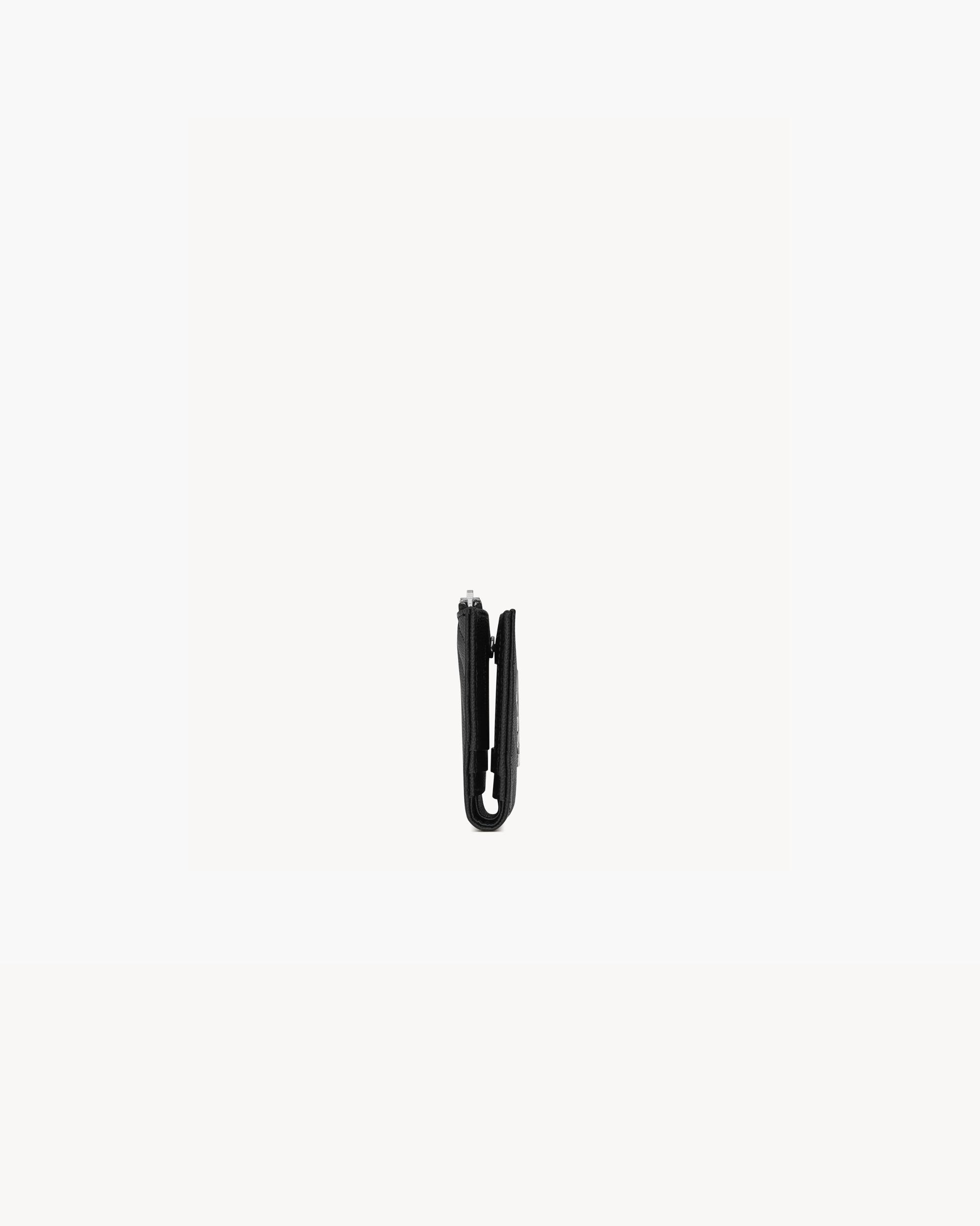 CASSANDRE MATELASSÉ bi-fold wallet in grain de poudre leather Product Image