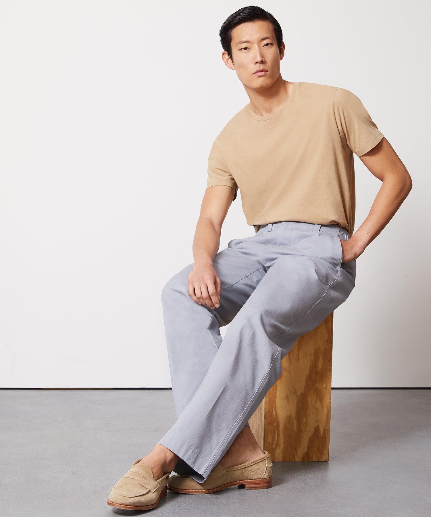 Relaxed Fit Favorite Chino in Steel Blue Product Image