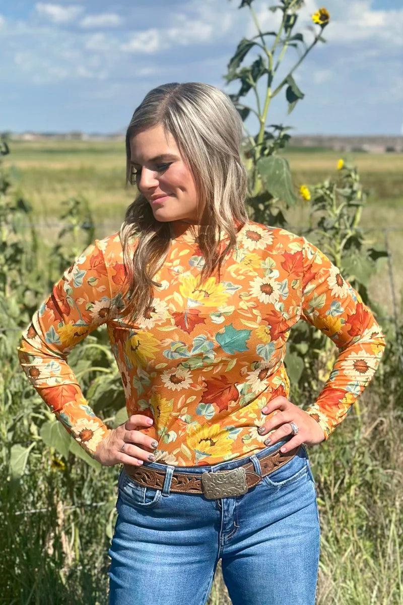 Sterling Kreek Blissfully Blessed Mesh Top Product Image