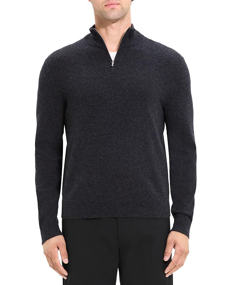 Theory Hilles Quarter Zip Cashmere Sweater Product Image