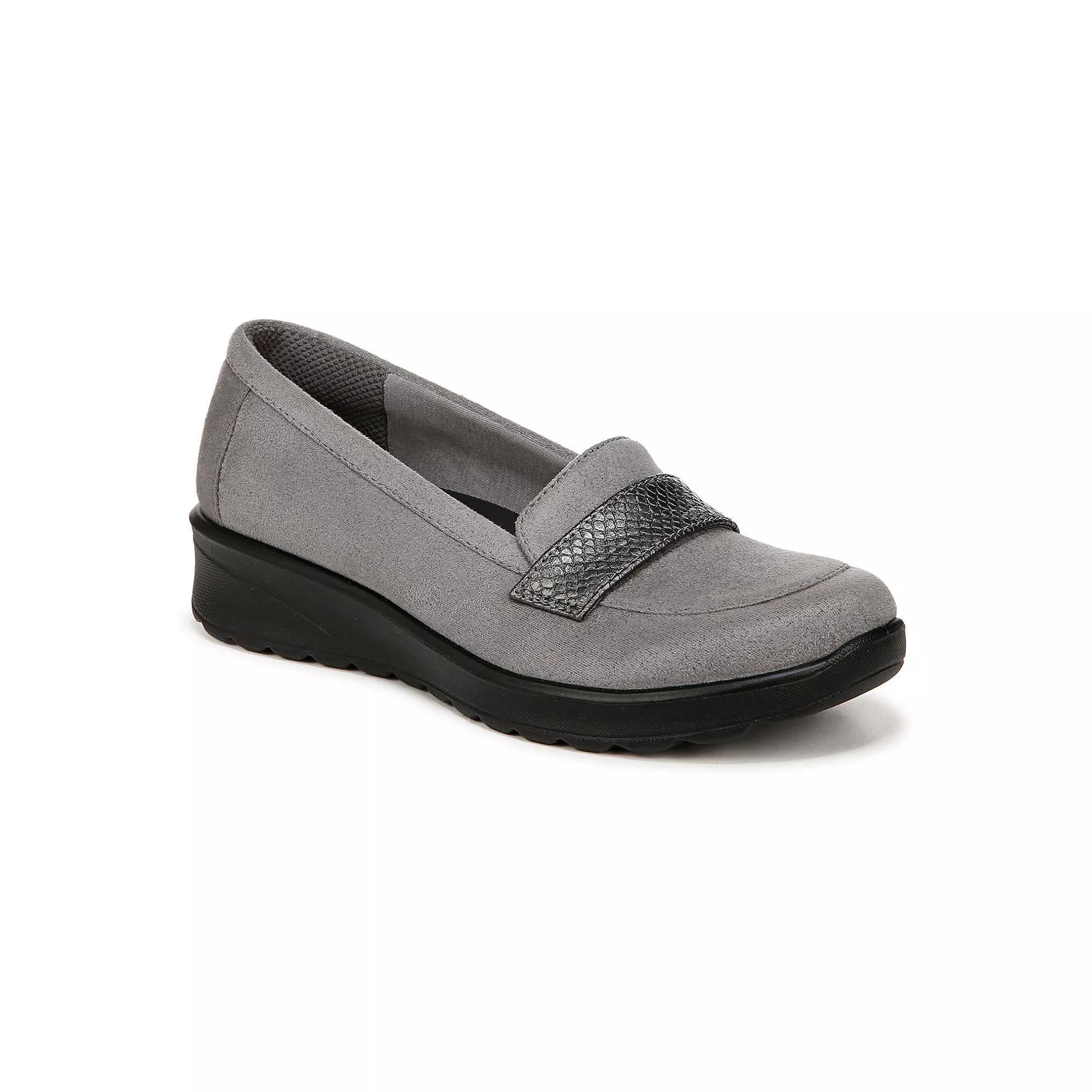 LifeStride Gamma 2 Women's Loafers, Size: 8 Wide, Grey Fabric Product Image