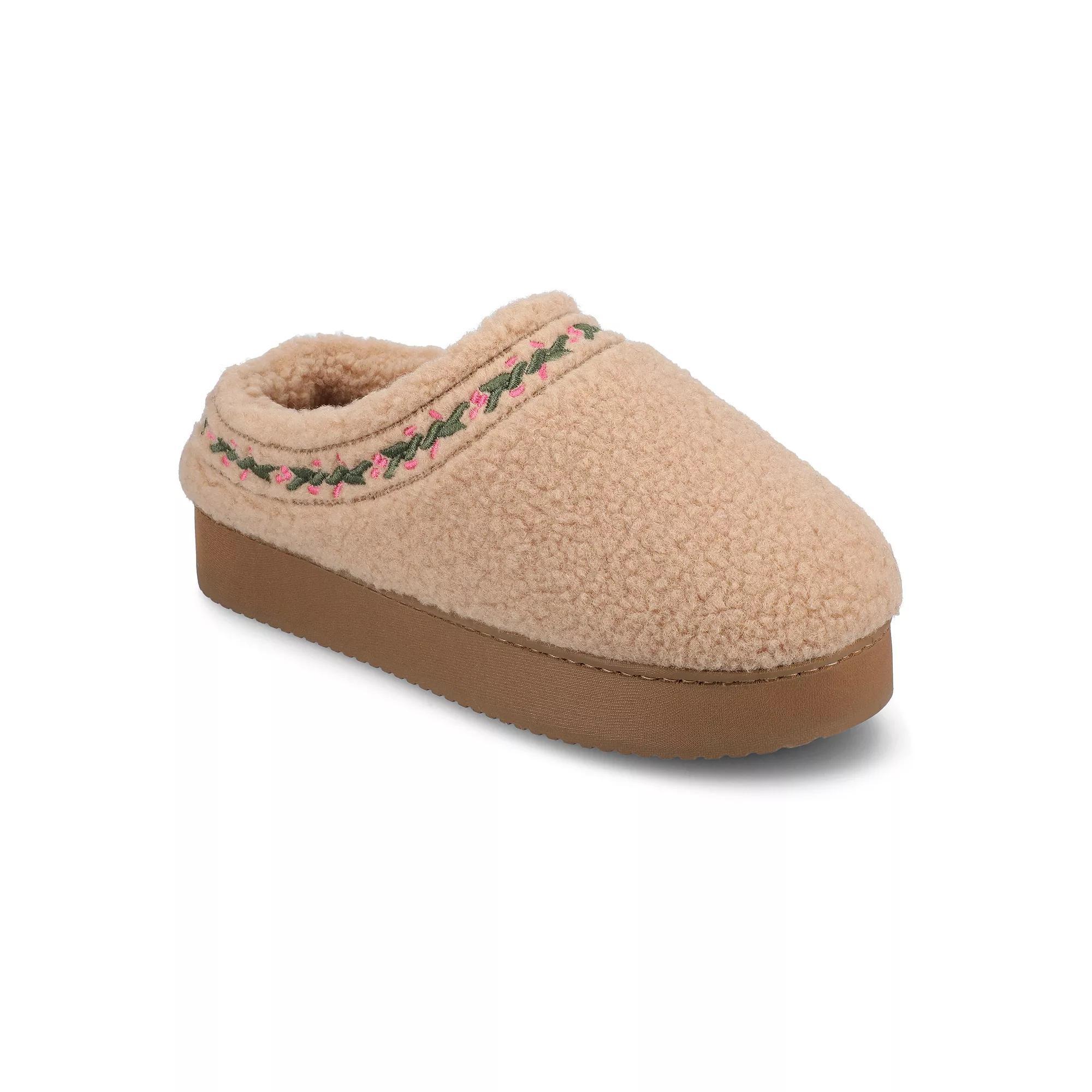 Journee Pallmer Women's Cushioned Clog Sippers, Size: Small (5/6) Product Image