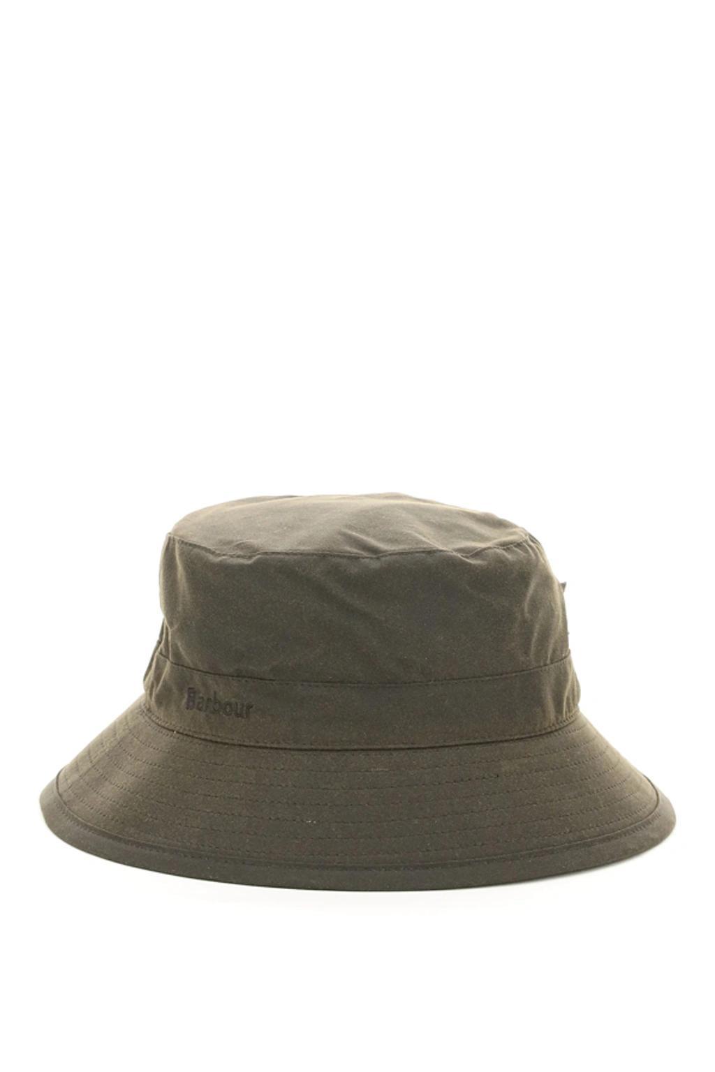 Embroidered Logo Bucket Hat In Green Product Image