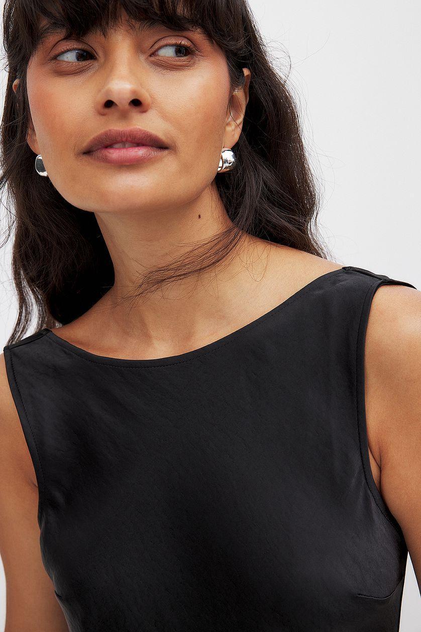 Satin Midi Dress Product Image