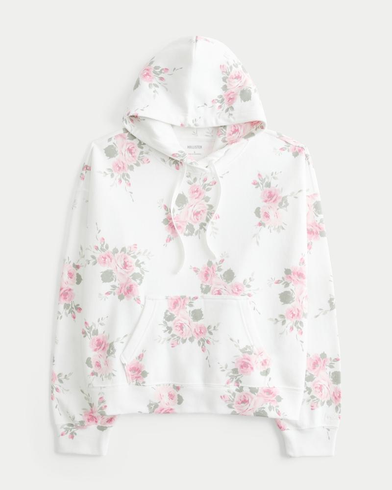 Easy Floral Pattern Hoodie Product Image