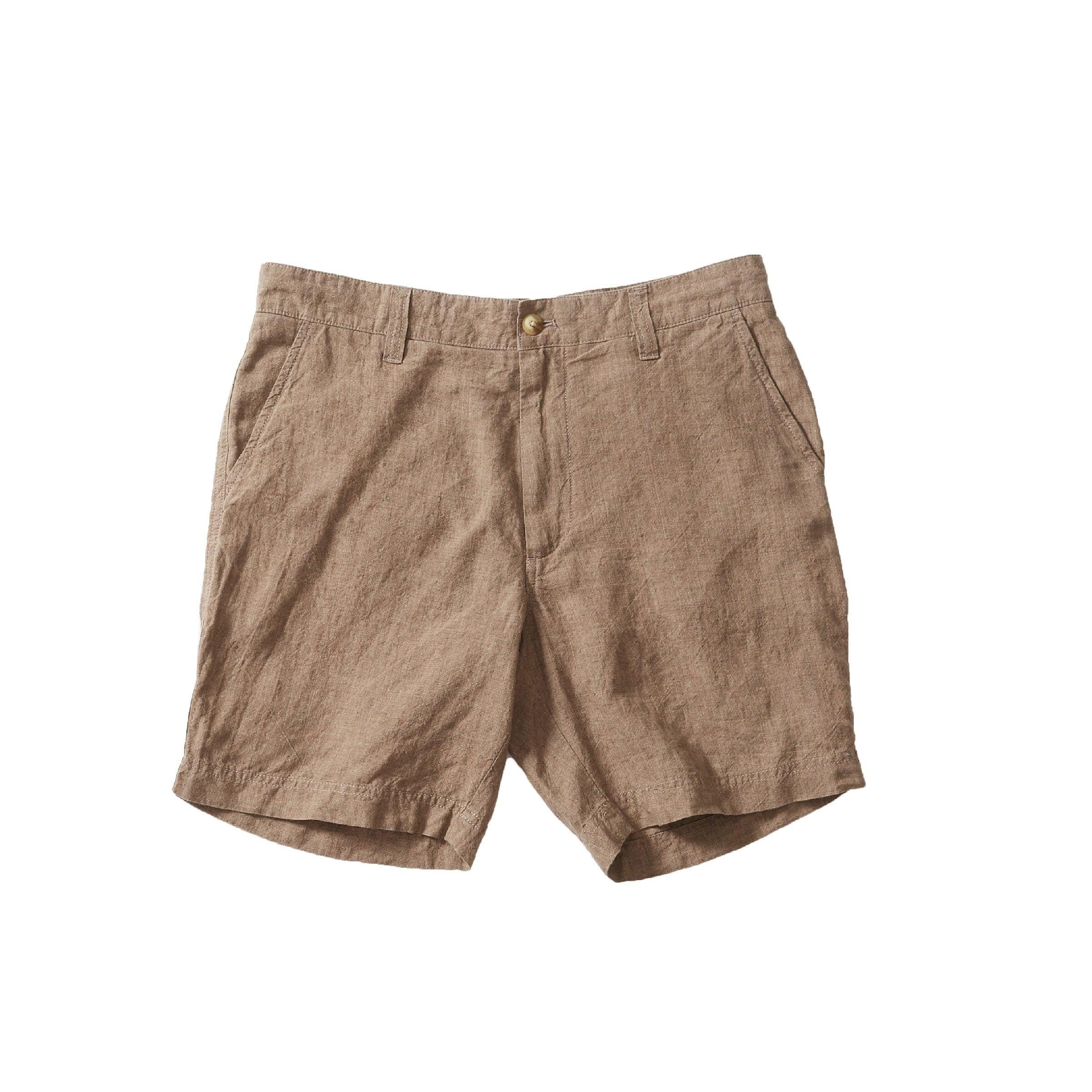 Aventura Washed Linen Shorts  - Tobacco (Final Sale)* Product Image