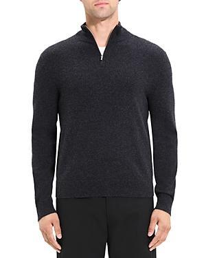 Theory Hilles Quarter Zip Cashmere Sweater Product Image