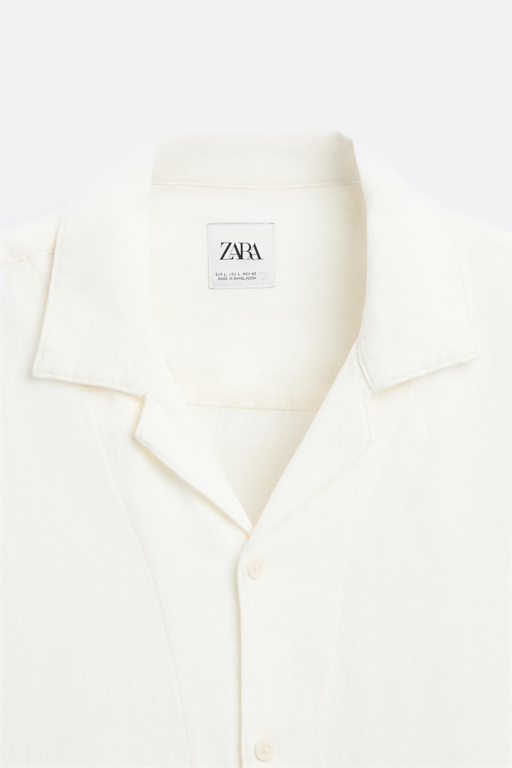 COTTON - LINEN BLEND SHIRT Product Image