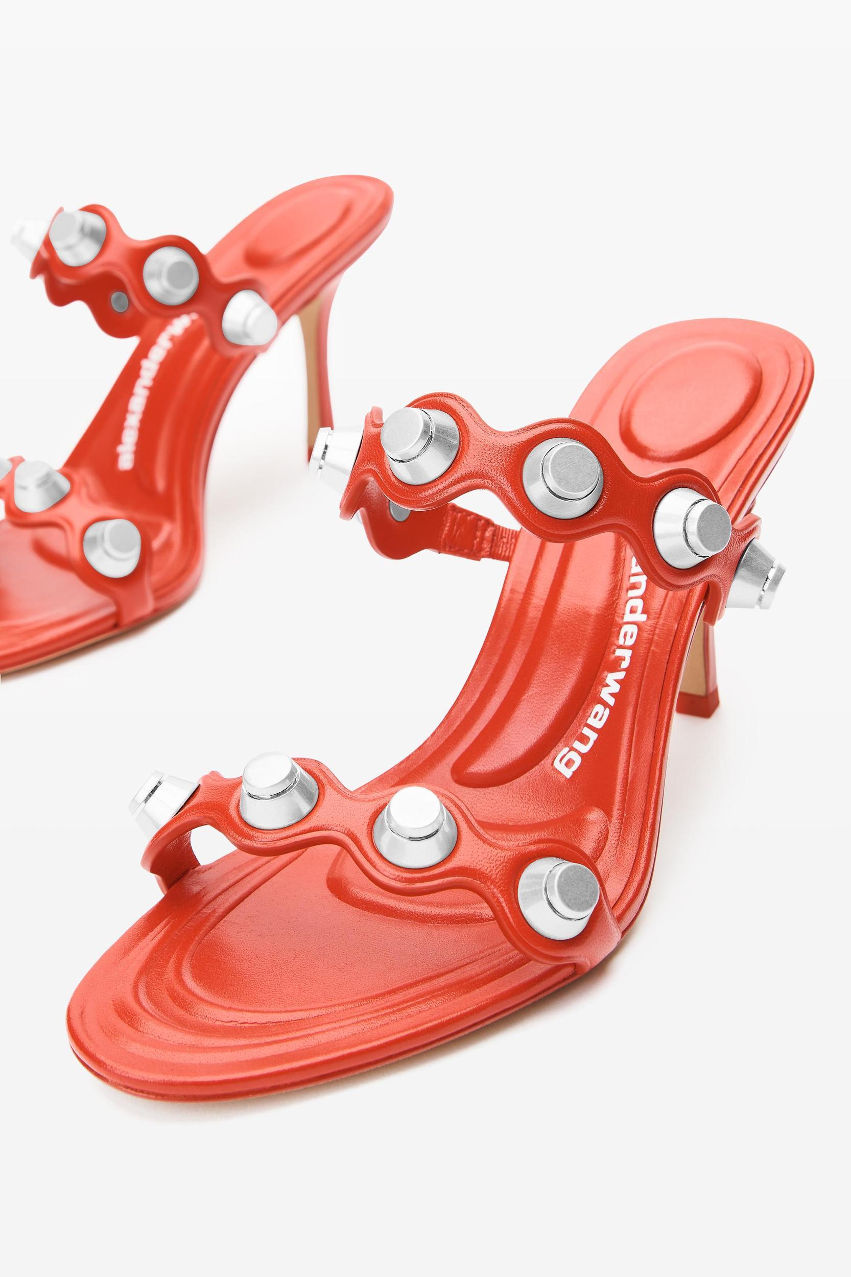 Riot 85mm Lambskin Leather Sandal Product Image
