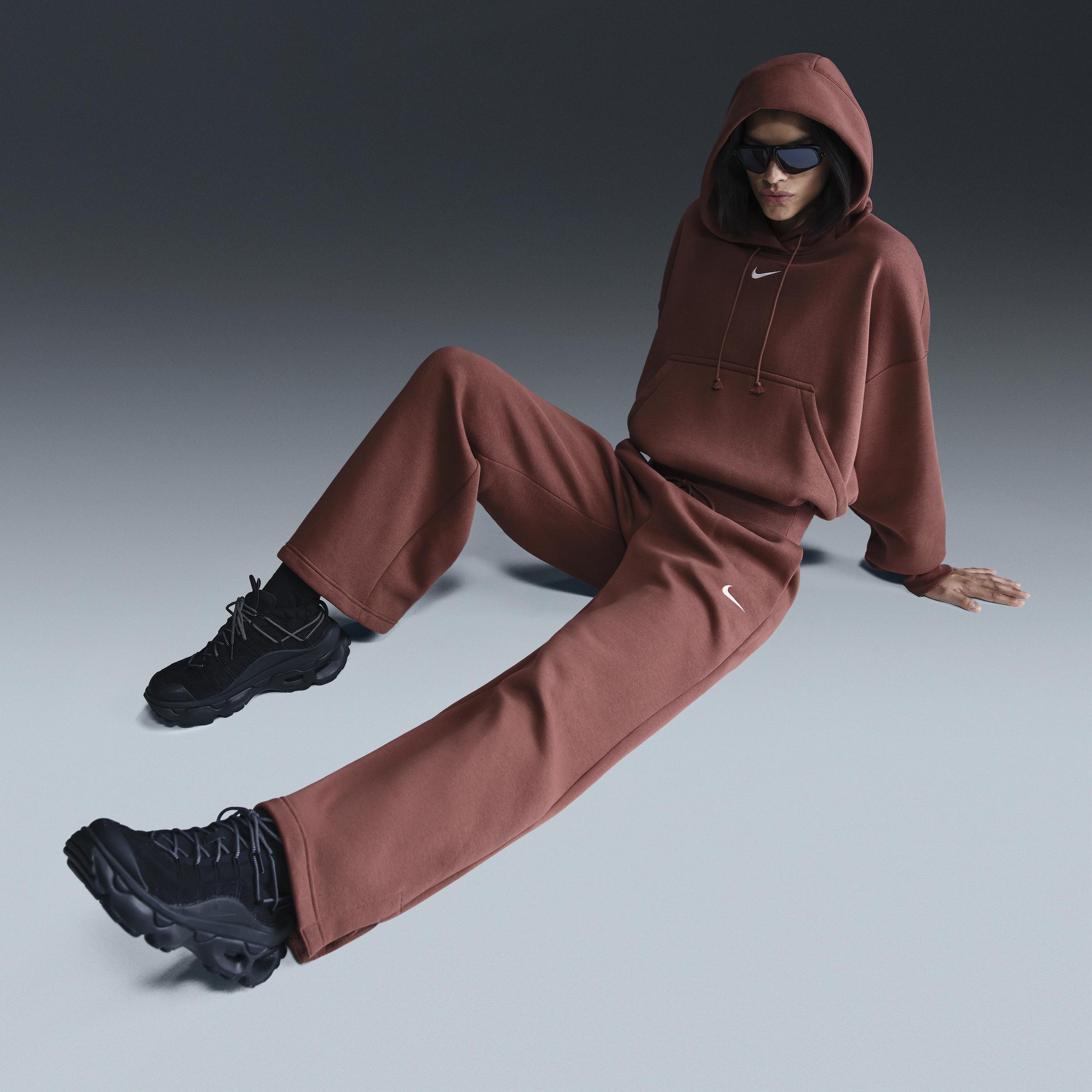 Women's Nike Sportswear Phoenix Fleece High-Waisted Wide-Leg Sweatpants Product Image