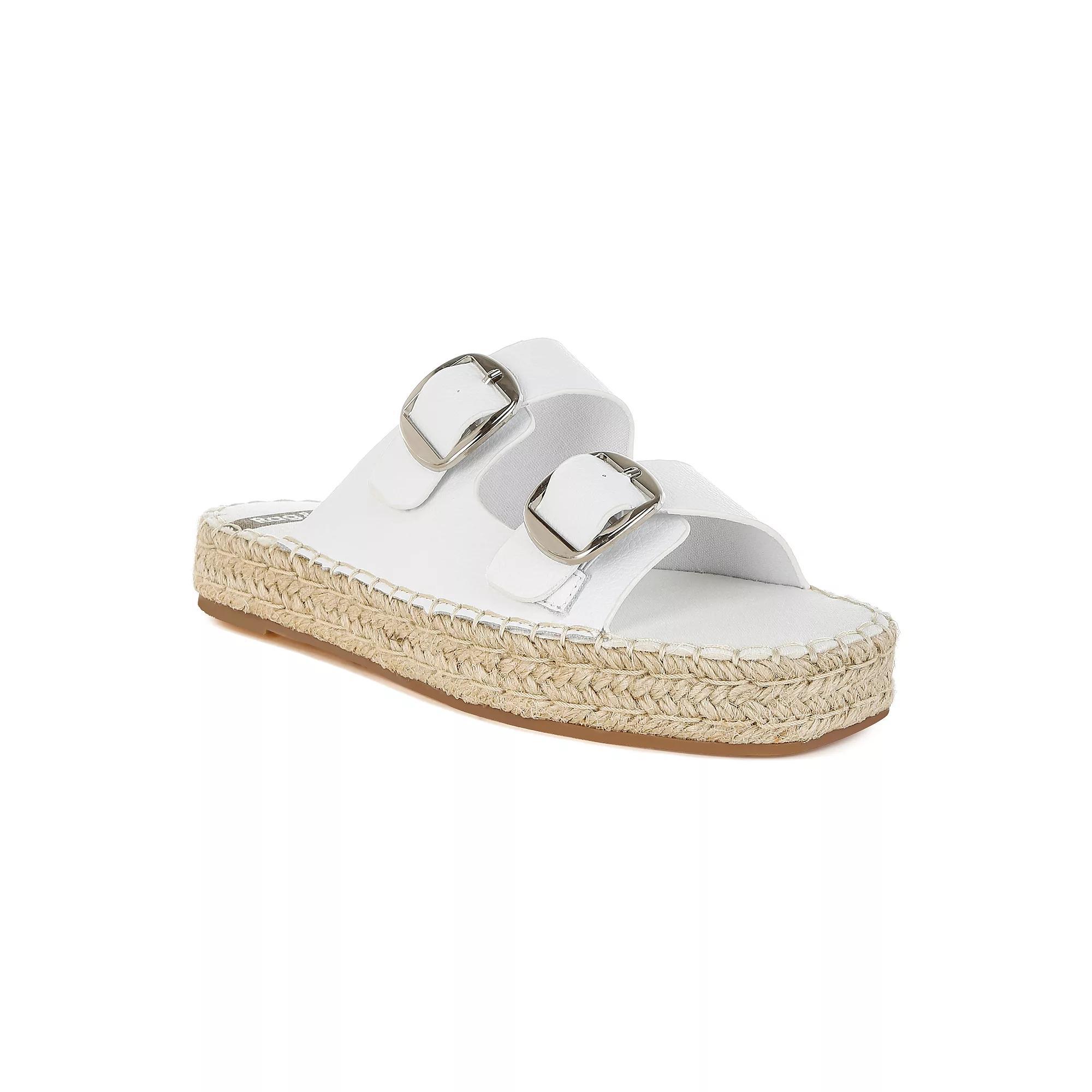 Rag & Co Palala Women's Sandals, Size: 8.5, White Product Image