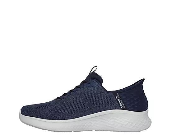 Skechers Hands Free Slip-ins® Skech-Lite Pro Primebase Men's Shoes, Size: 9.5 XW, Navy Yellow Product Image