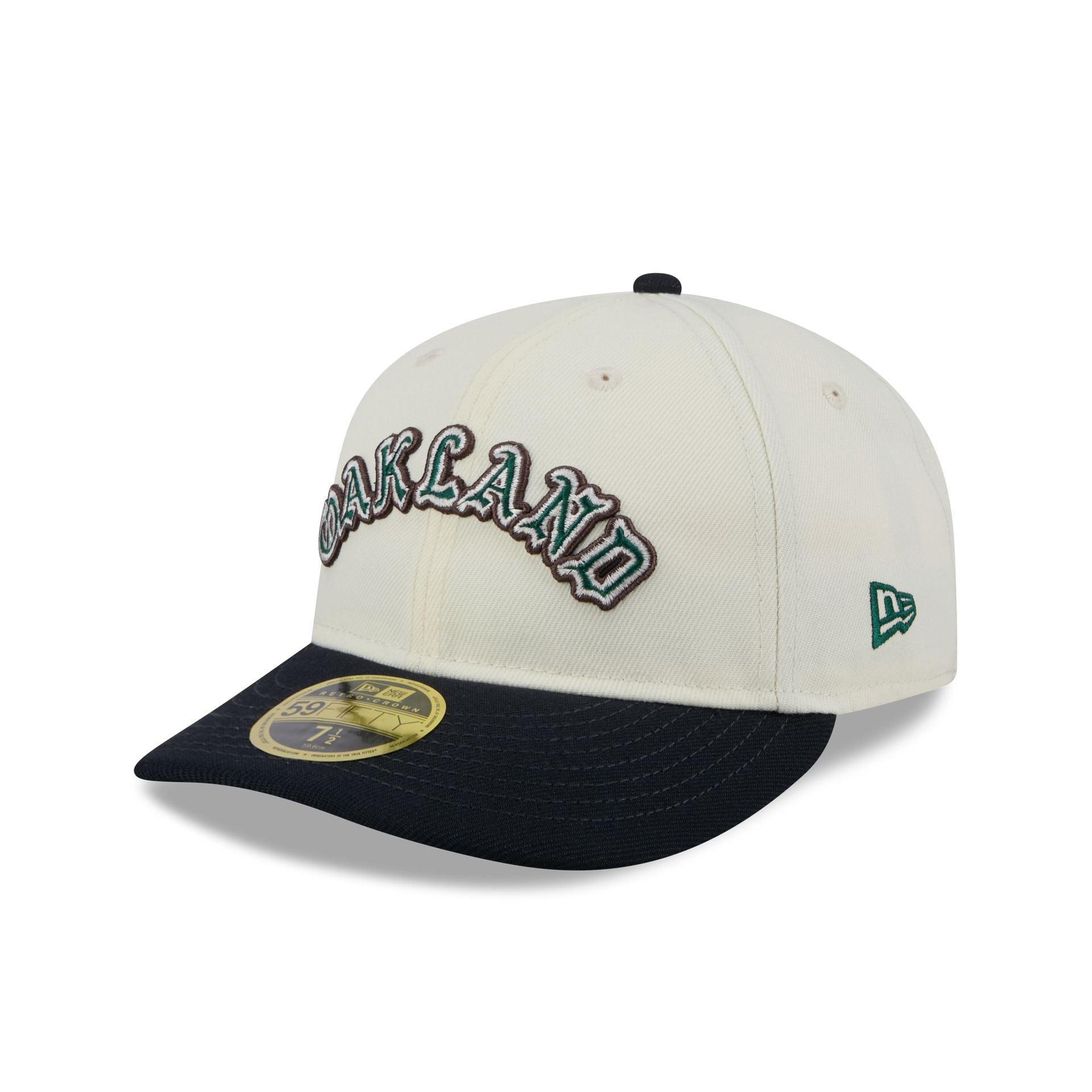 Oakland Athletics Forest Visor Retro Crown 59FIFTY Fitted Hat Male Product Image