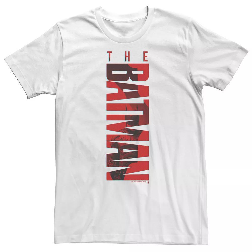 Big & Tall DC Batman Red Layer Poster Tee, Men's, Size: 4XL, White Product Image