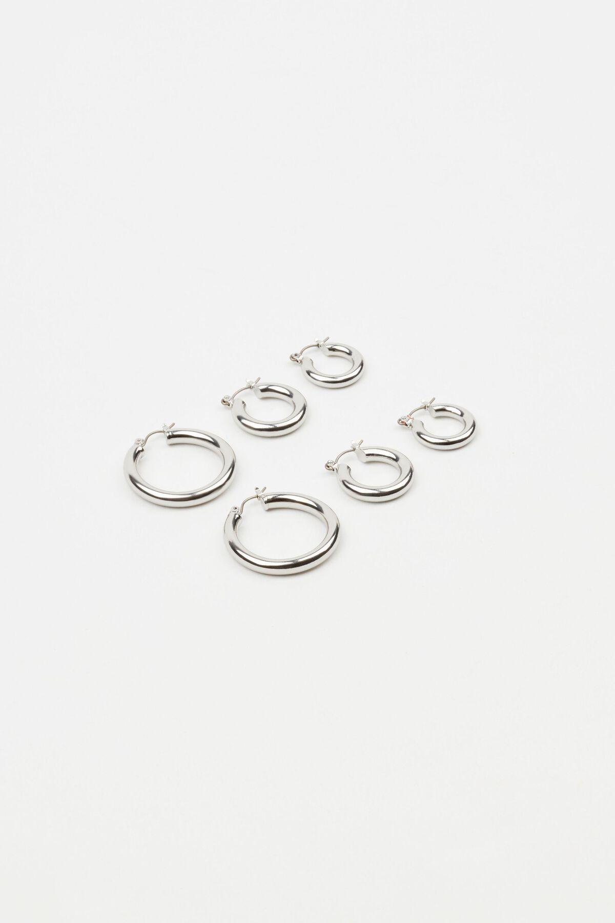 3 Pack Hoop Earrings Product Image