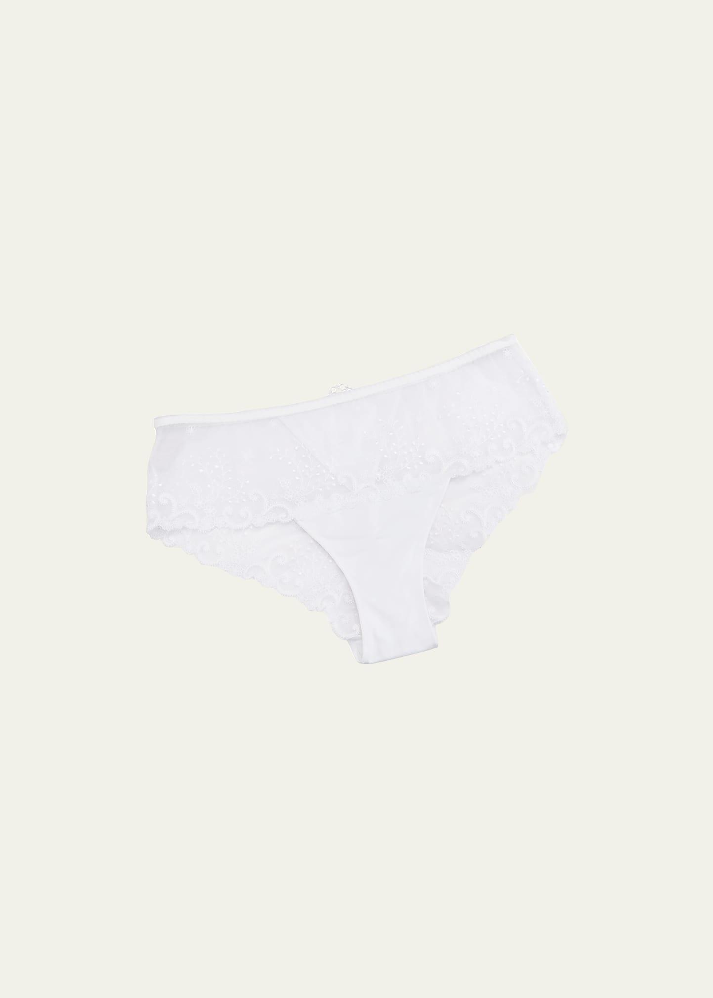 Delice Floral-Embroidered Boyshorts Product Image